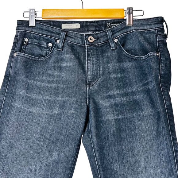 AG Adriano Goldschmied The Stevie Slim Straight Fit Womens Jeans Dark Wash 30R - Picture 3 of 15
